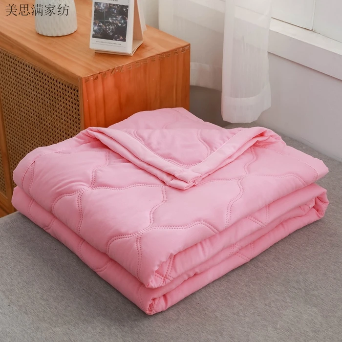 新款2025亲肤柔软水洗棉夏被升级版芦荟纤维空调被夏季凉爽福利赠