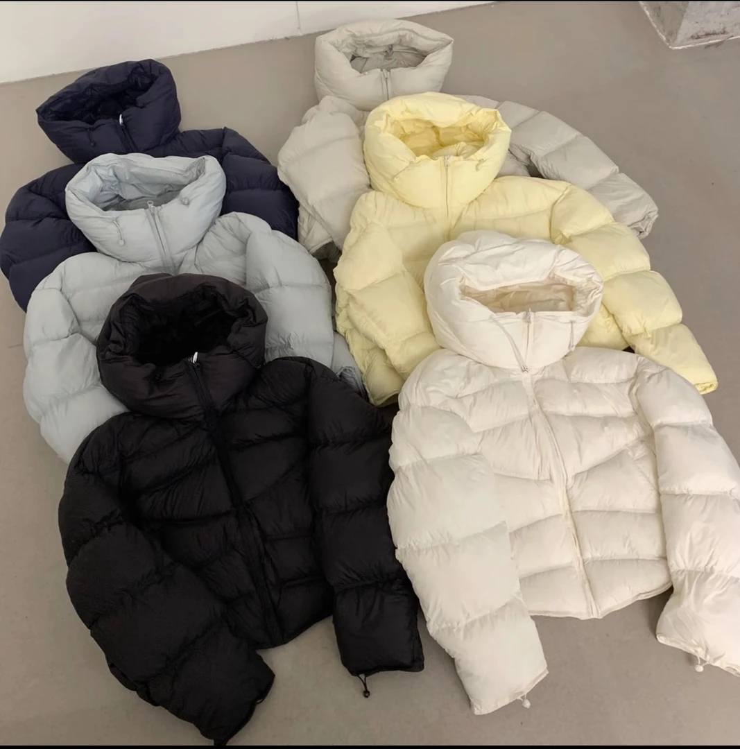 2025冬季新款韩版百搭连帽90白鸭绒绒连帽羽绒服女短款加厚保暖