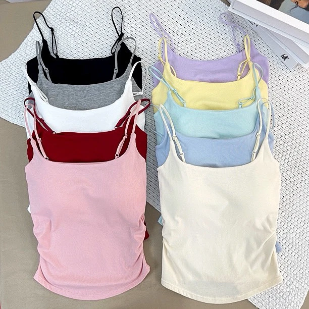 背心内搭短款打底美背白色修身显瘦百搭夏季紧身外穿性感无袖吊带