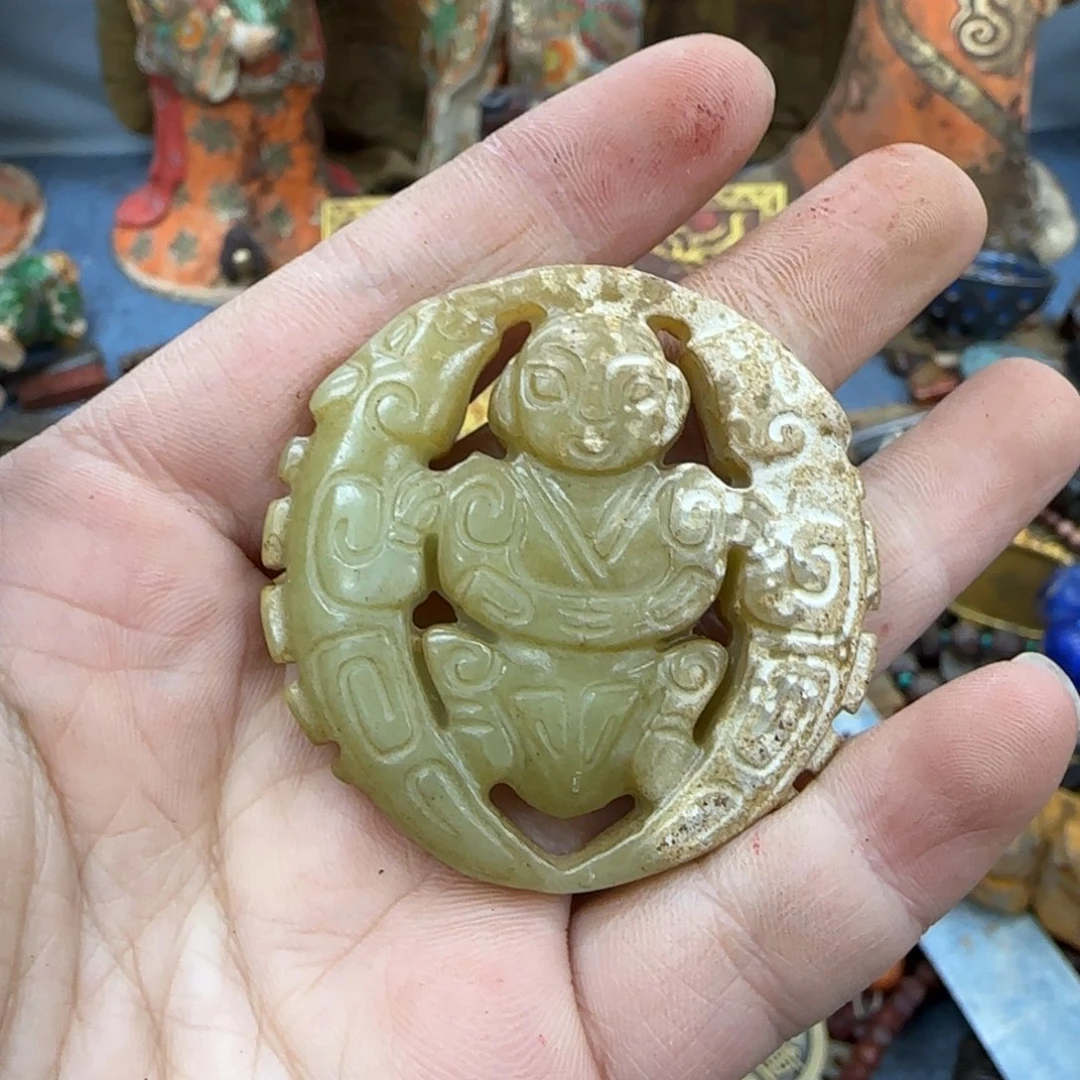 未镶嵌和田玉（糖玉）挂件