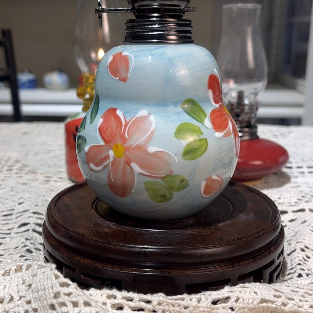 摆件景德镇陶瓷香薰灯