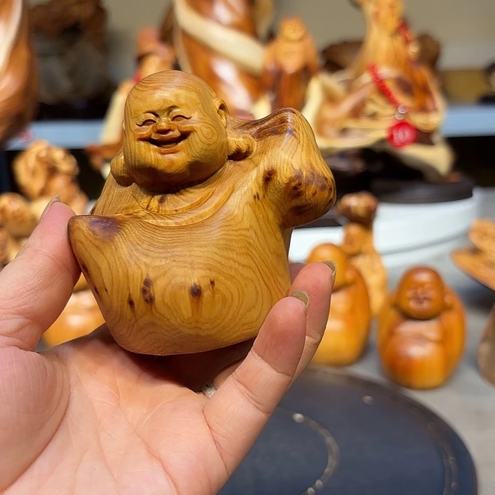 柏木太行崖柏弥勒佛瘤疤