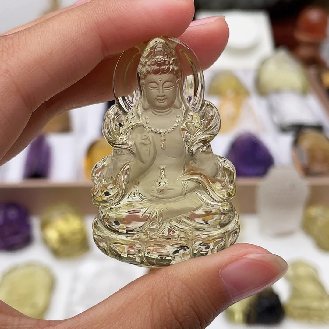 未镶嵌水晶颈饰定制吊坠观音