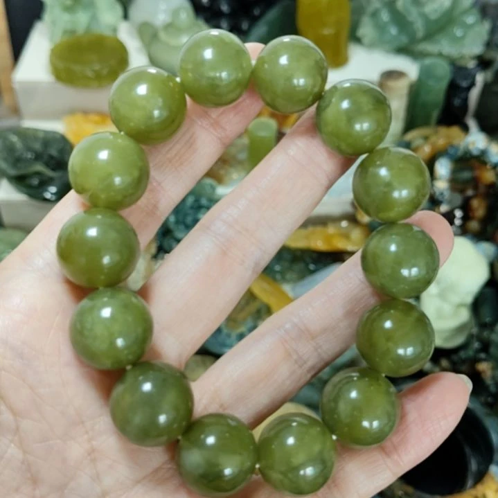 未镶嵌岫玉手串手串