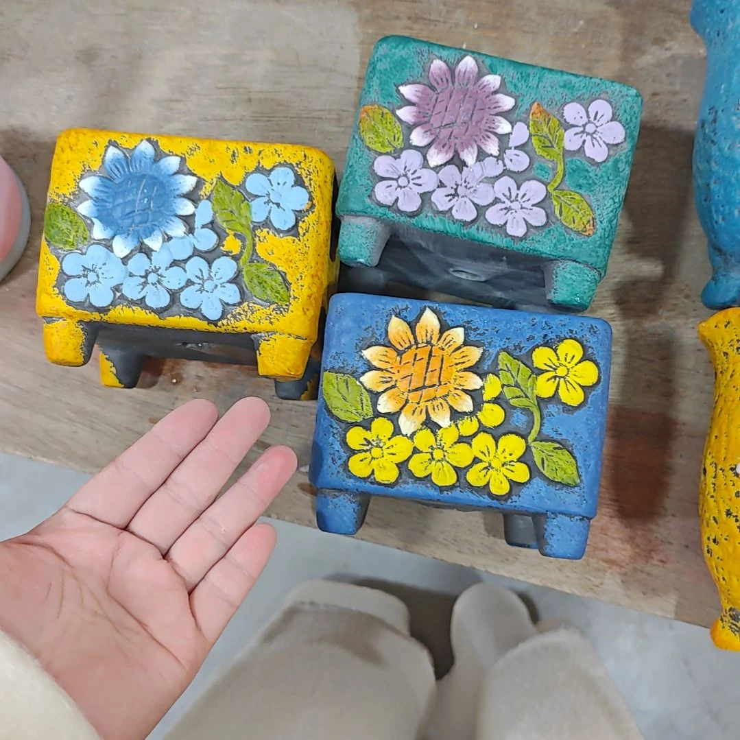 陶吸水透气的白陶花盆凑满12发货