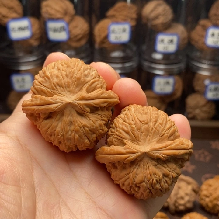 把件文玩核桃白狮子43
