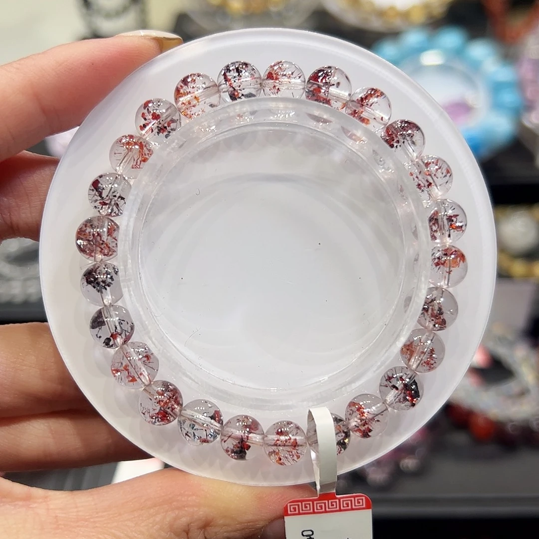 水晶未镶嵌手链Sg12金草莓