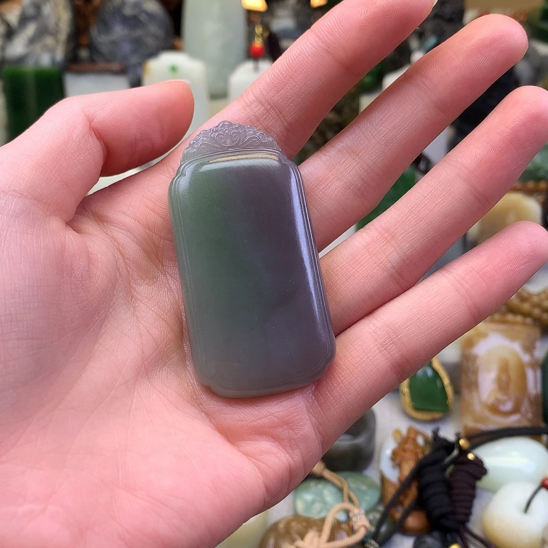 和田玉颈饰未镶嵌用****7