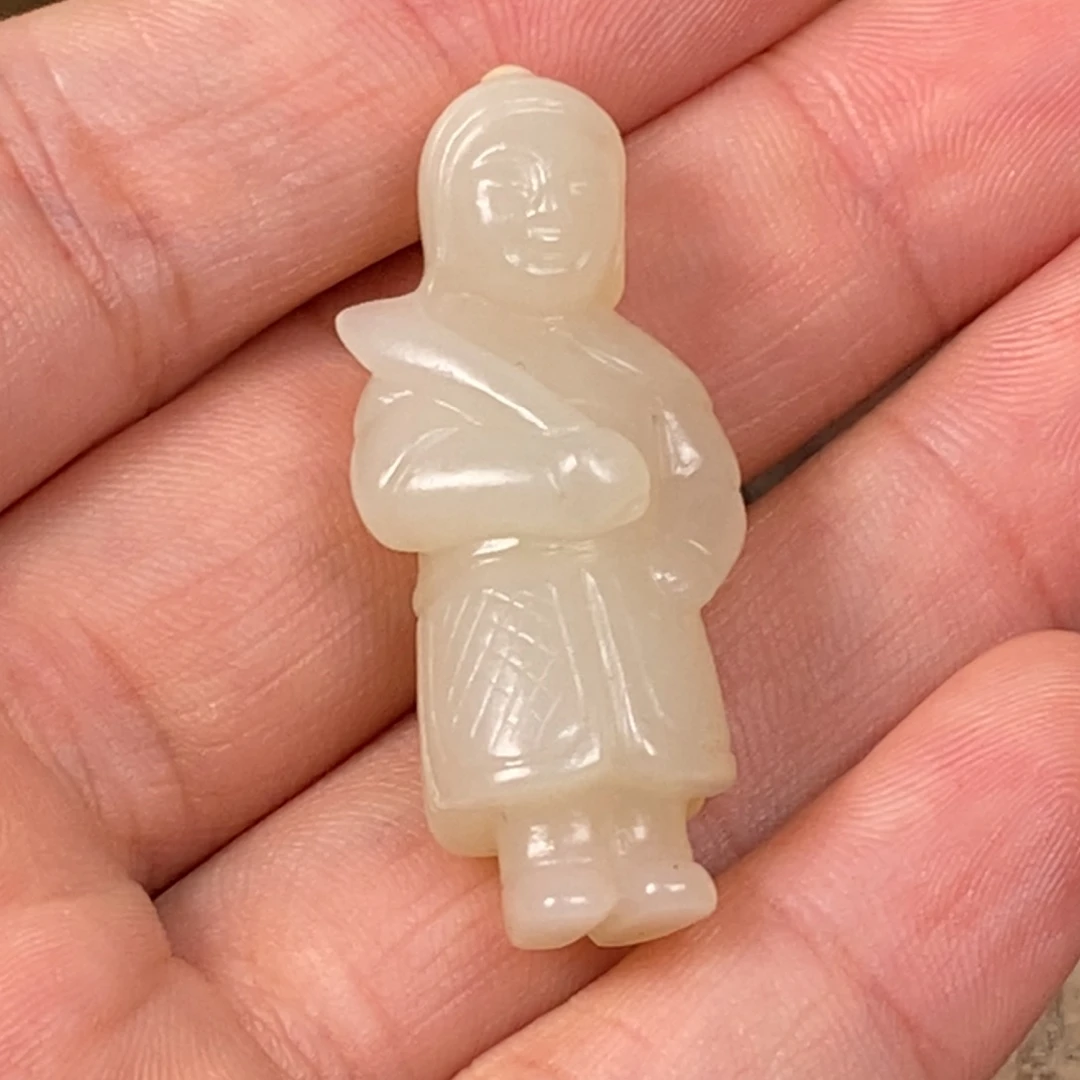 玉***缘非常精美的脖挂件