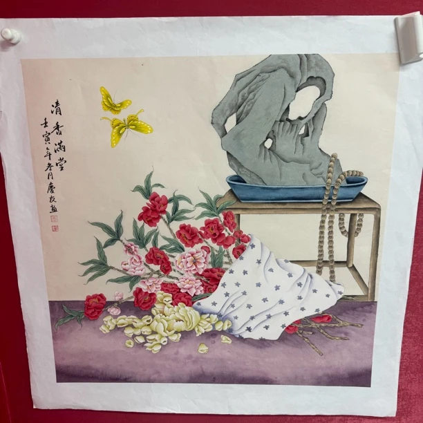 李老师花鸟绘画作品