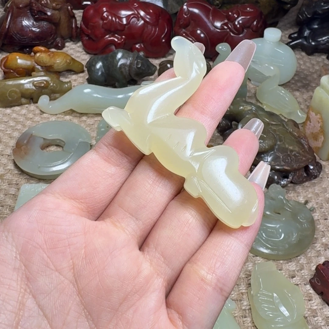 白玉菩提吊坠挂件