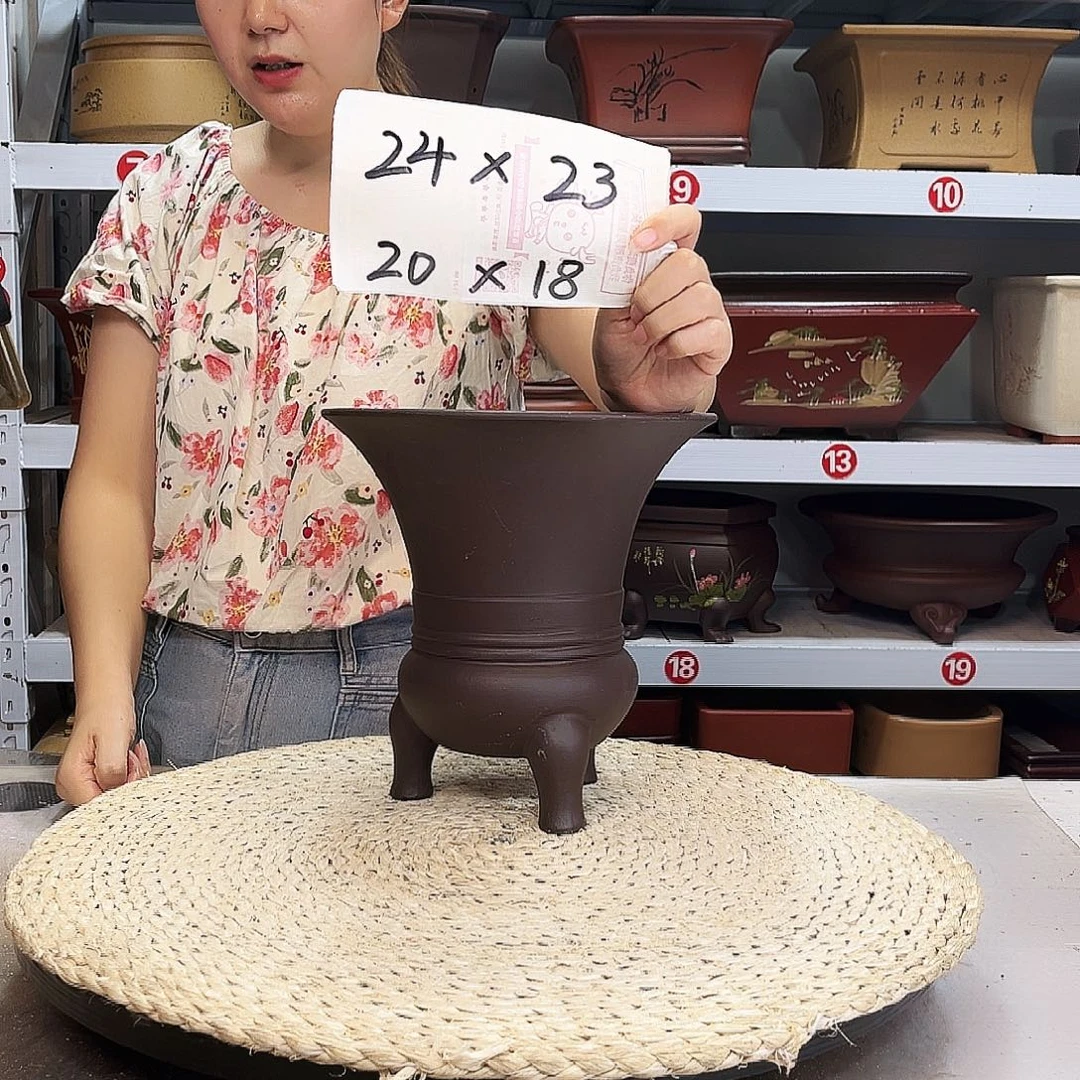 紫砂花盆紫砂花盆