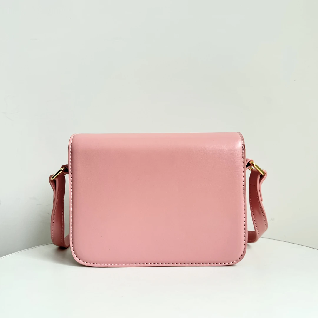 A392轻奢百搭单肩斜挎包【粉色-豆腐包】