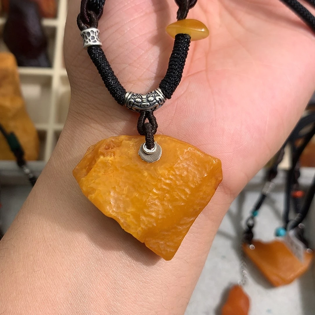 蜜蜡裸石未镶嵌你