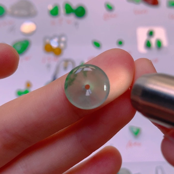 翡翠未镶嵌吊坠(不含链)之平安扣