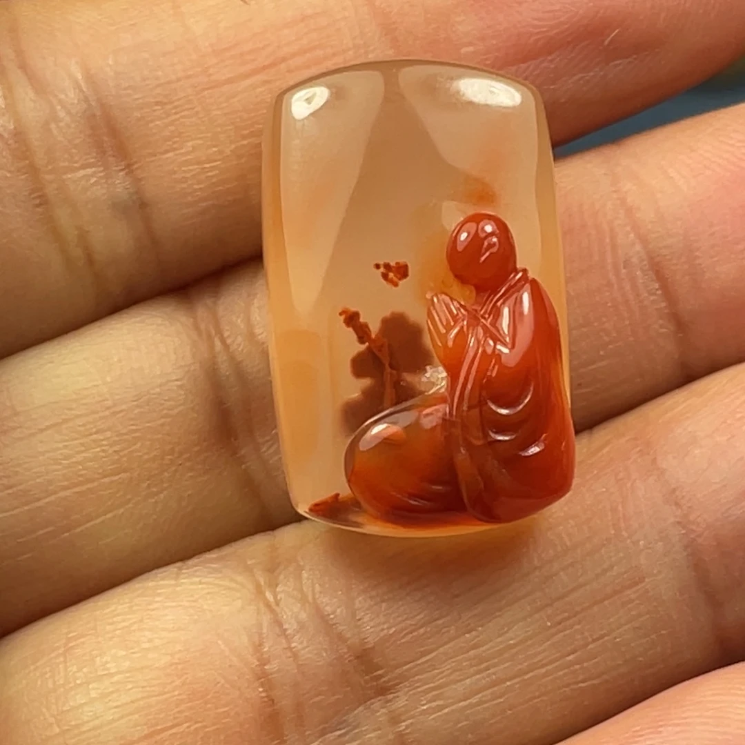 南红玛瑙未镶嵌颈饰