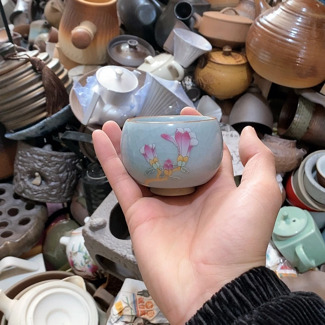 瓷片荷花的小秘密会被骂我觉得