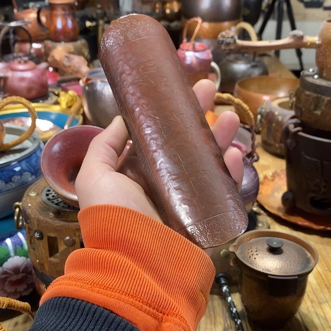 任和堂纯紫铜茶则425555