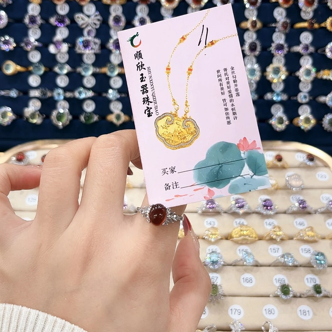 石榴石女款银S925镶嵌用****1戒指11