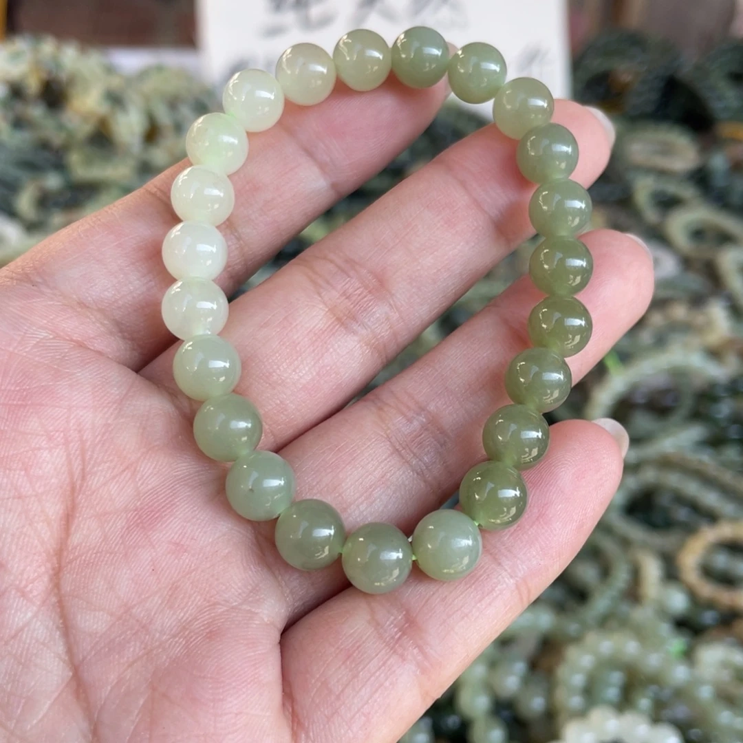 和田玉未镶嵌手串