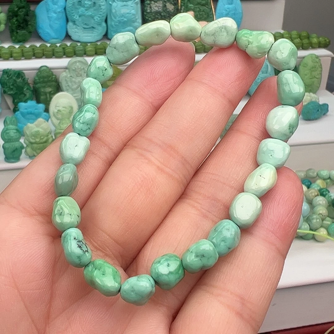 绿松石未镶嵌项链