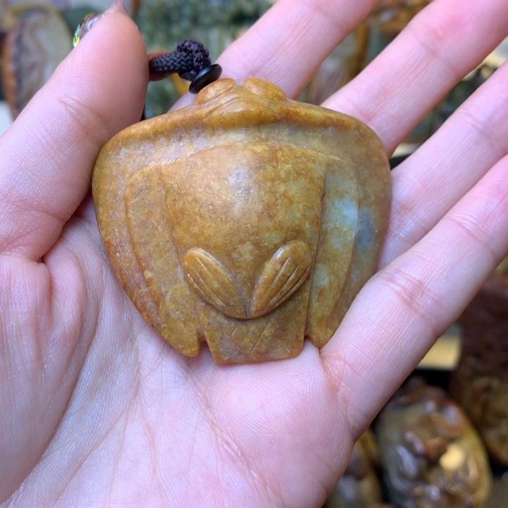 岫岩河磨玉（透闪石质玉）挂件未镶嵌幸**叔