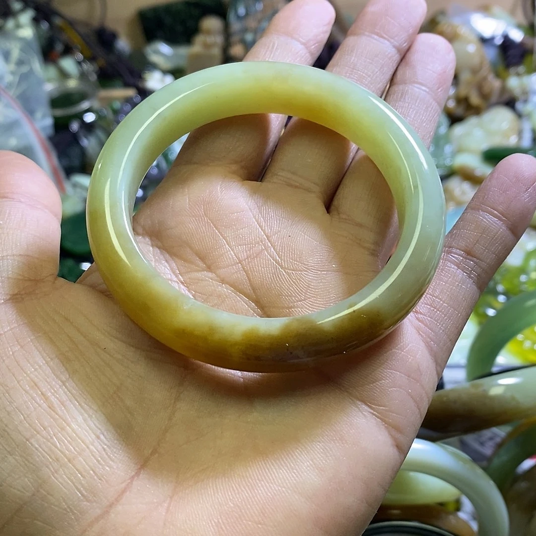 未镶嵌手镯和田玉55口径