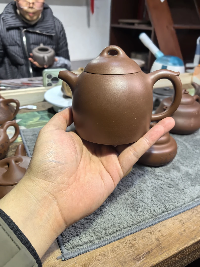 秦权280毫升 底槽清紫砂壶