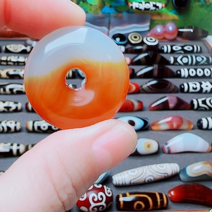 玛瑙/玉髓合金珠宝半成品