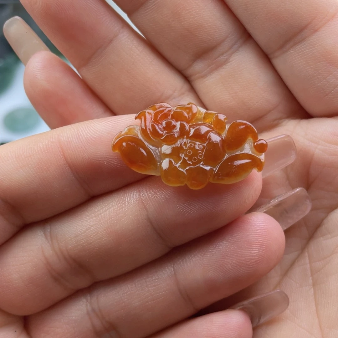 定制翡翠未镶嵌好运连连