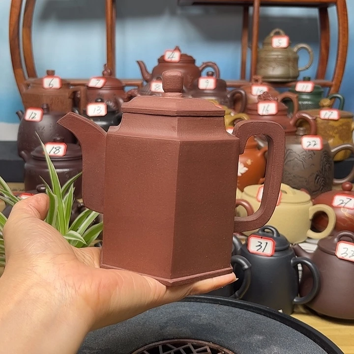 茶壶紫砂微瑕不带证书礼盒420cc