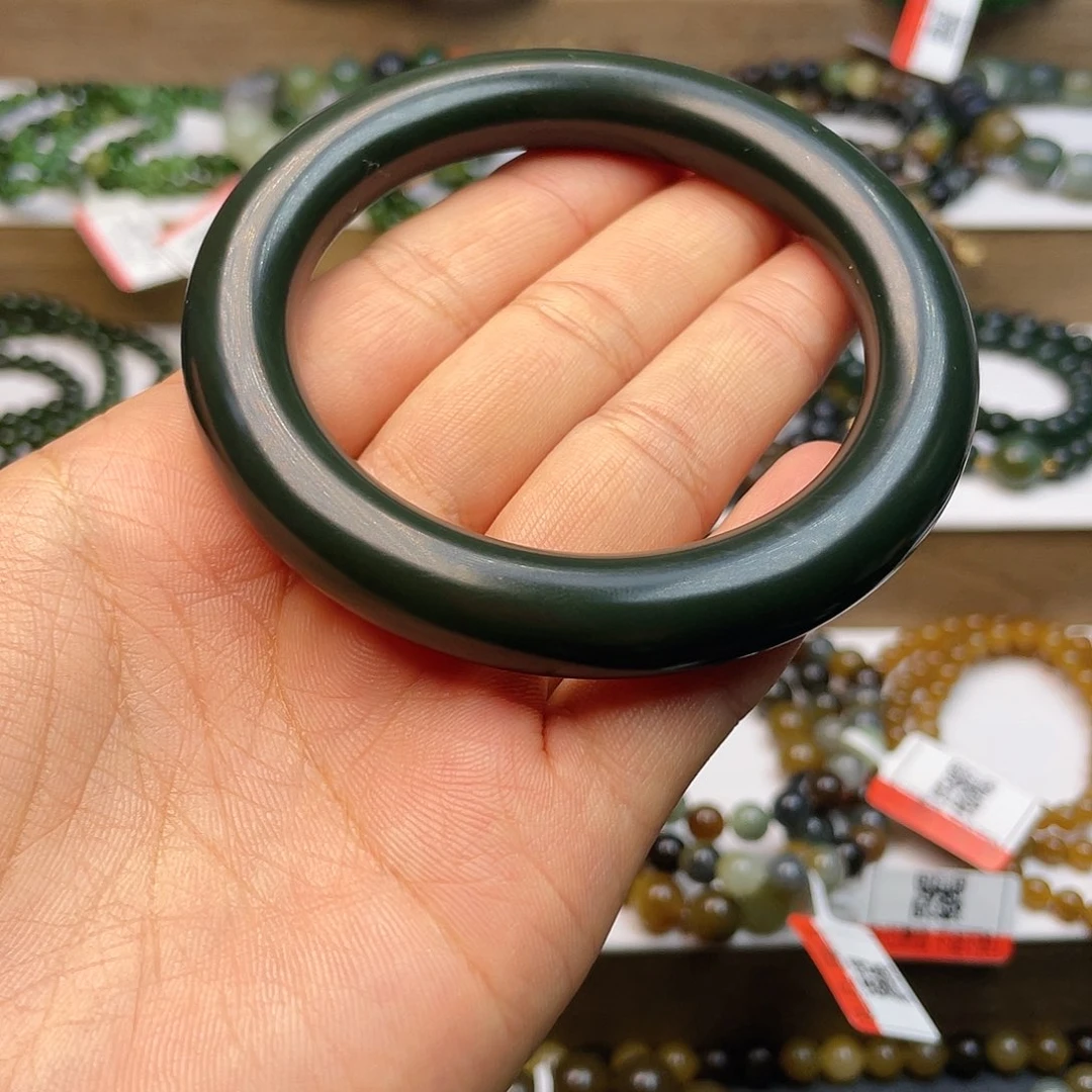 和田玉手镯57.2未镶嵌