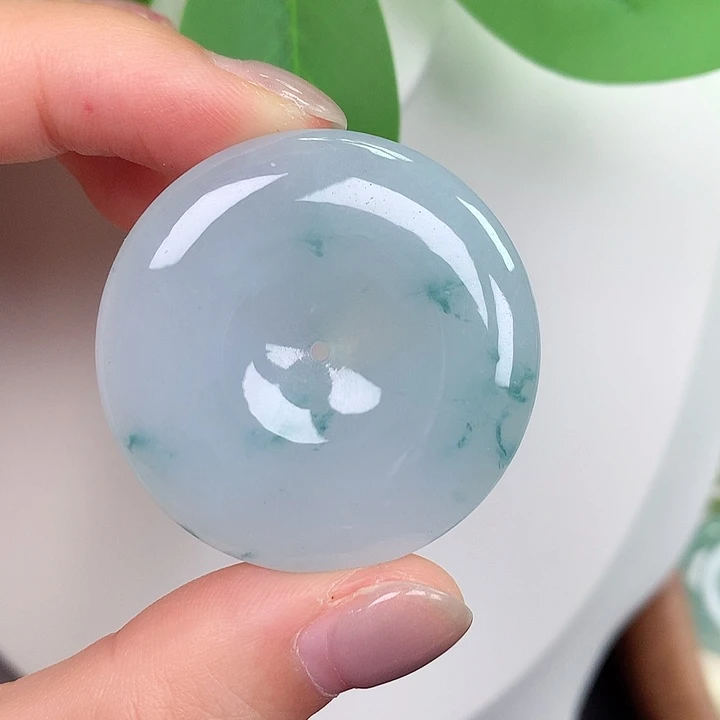 翡翠未镶嵌颈饰102:36-5.9mm