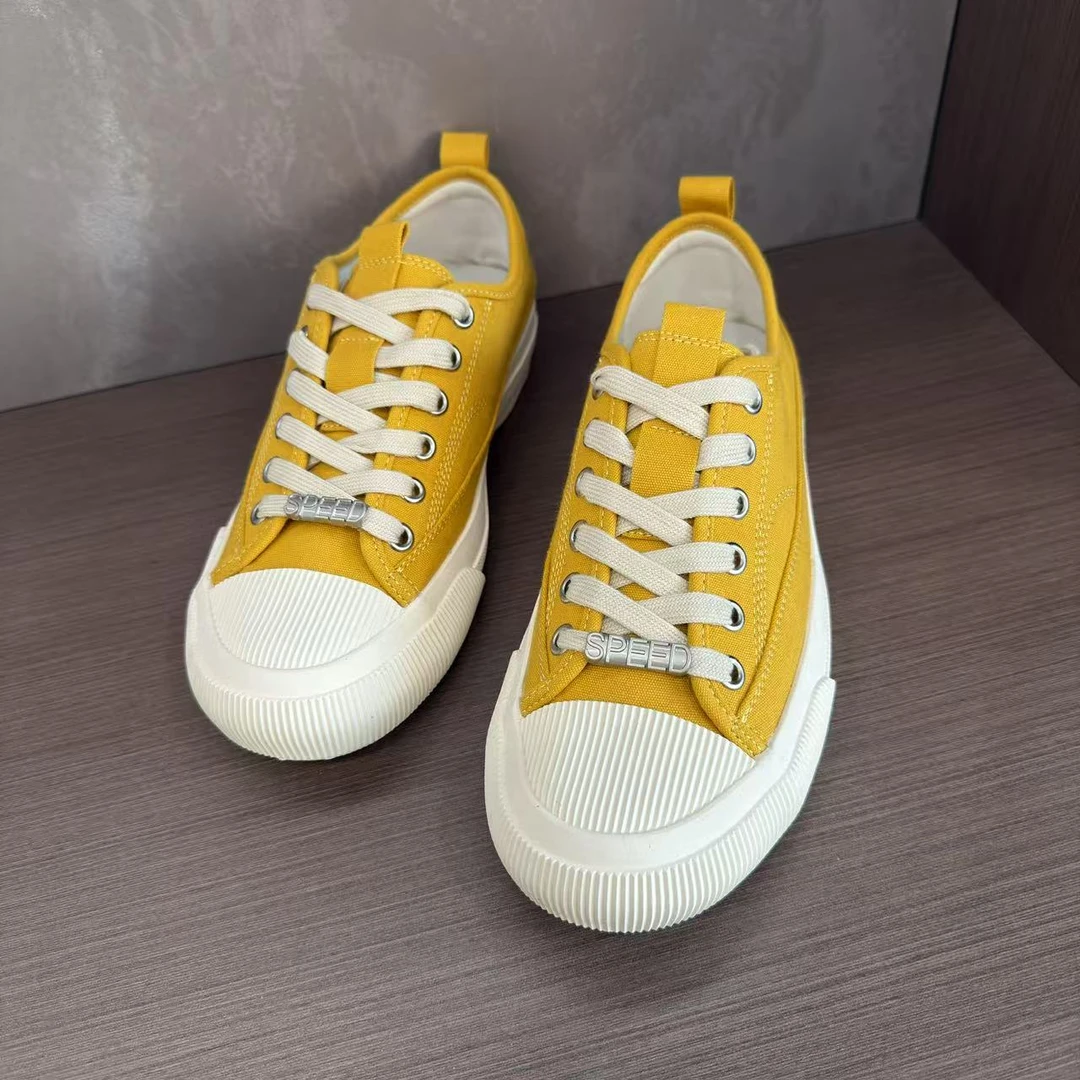 2025新品时尚百搭女款小众ins潮流休闲低帮帆布鞋5550532