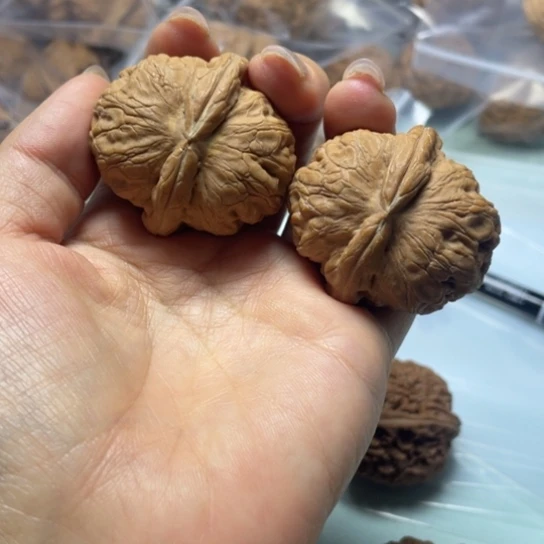 我***然吊坠文玩核桃元宝31