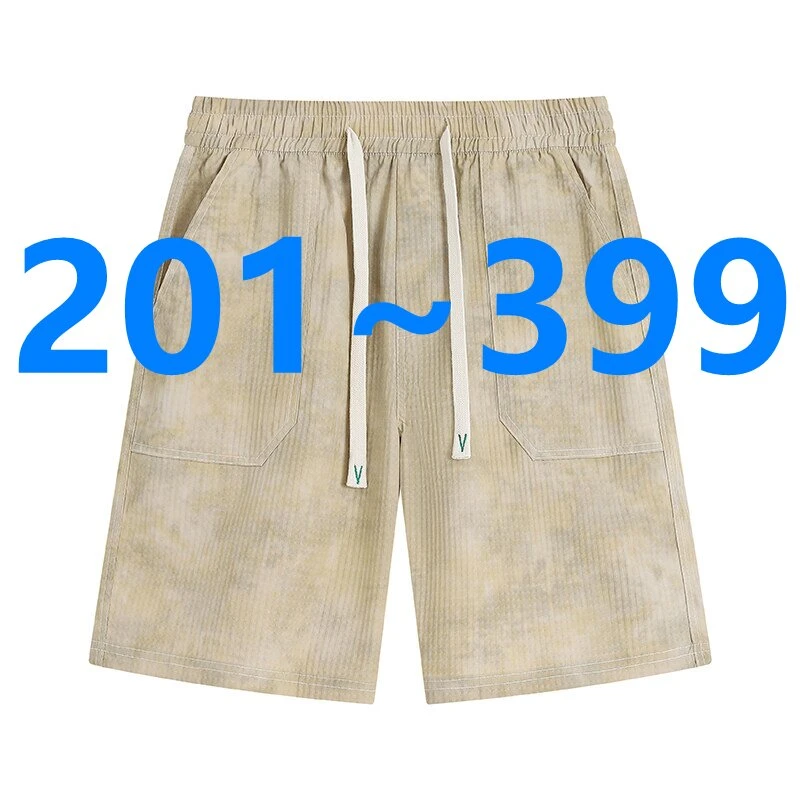 200~399.元域夏季男士商务休闲裤时尚潮流条纹夏天时尚百搭短裤