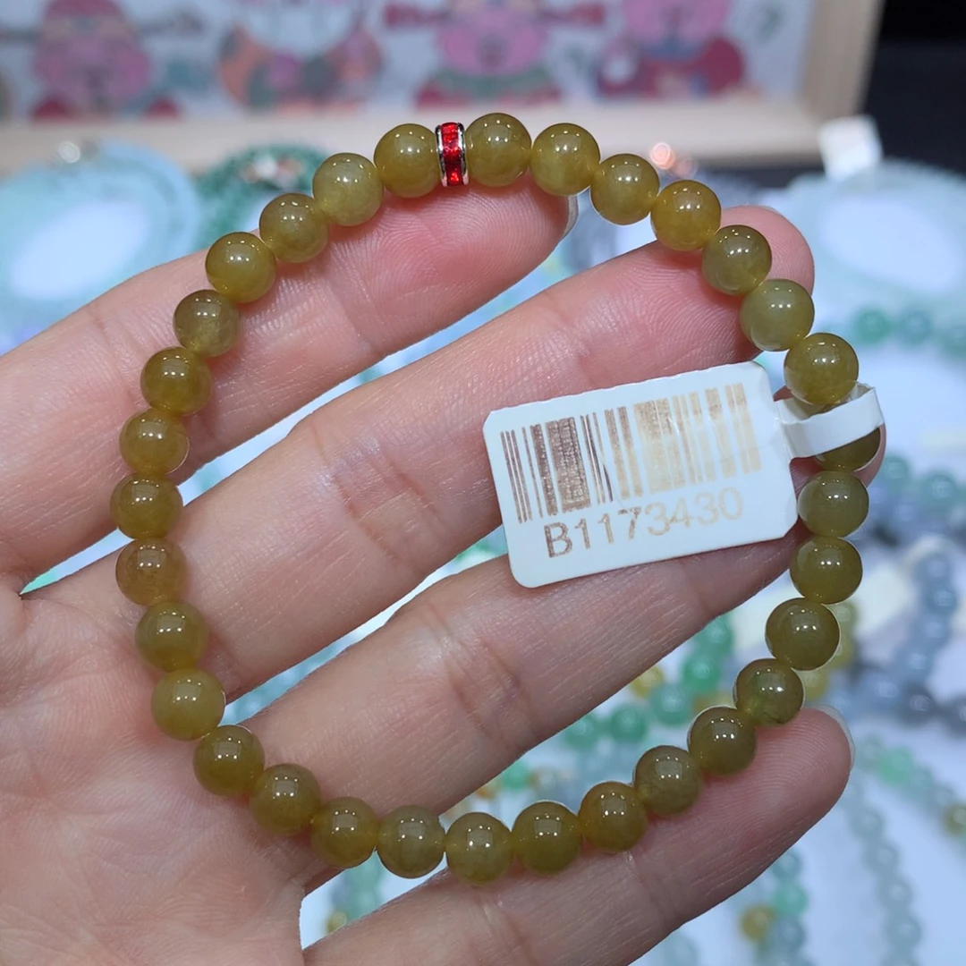 翡翠未镶嵌手链天然