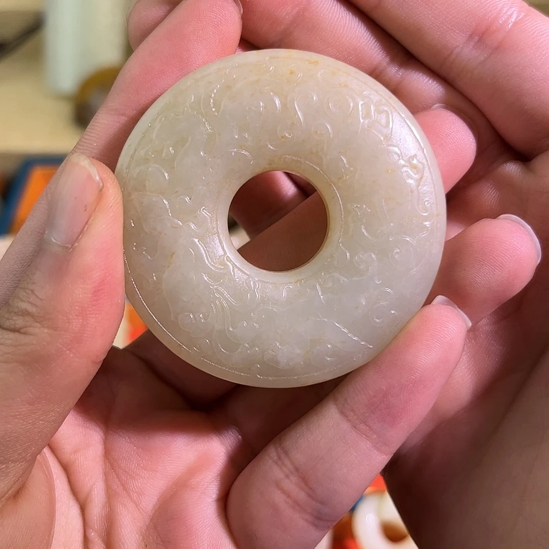 和田玉颈饰未镶嵌会**猴