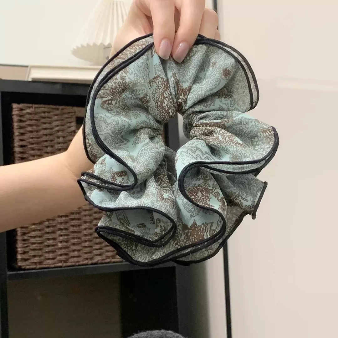 发圈 百搭日常球球私物分享）珍珠白精致大号发圈显瘦百搭日常文