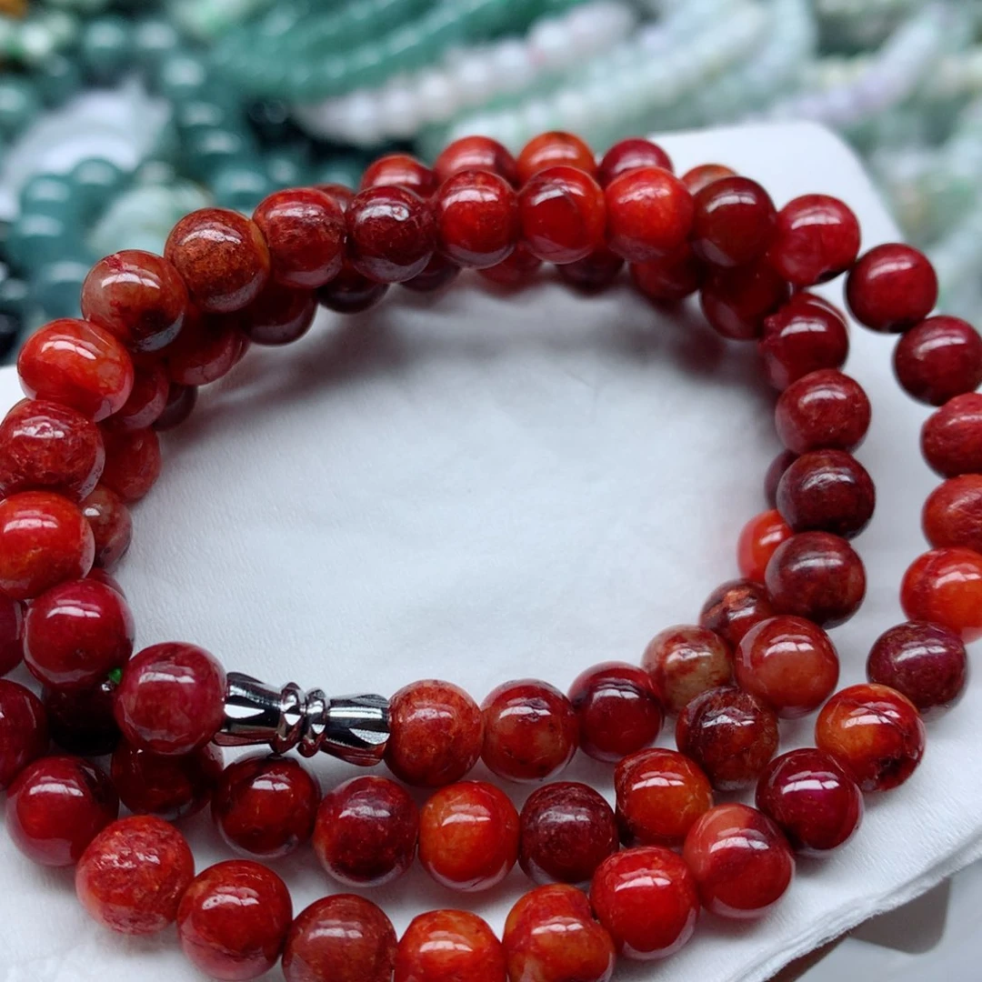 翡翠颈饰未镶嵌手串