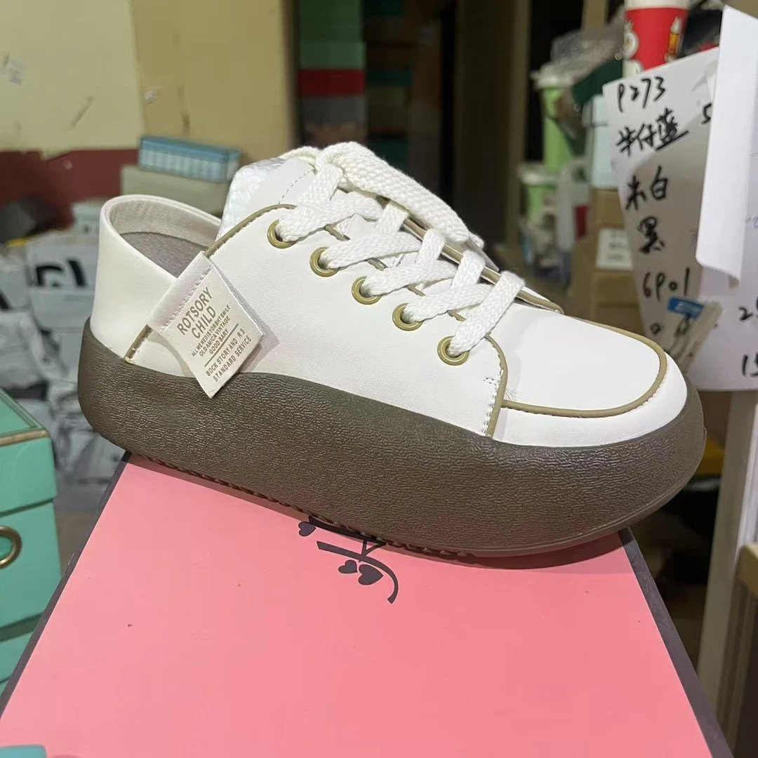 B-282  新款厚底小白鞋  6628-2