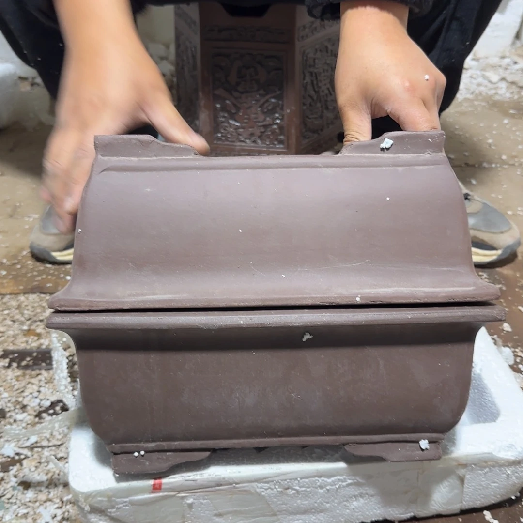 紫砂花盆口径26 18高度10