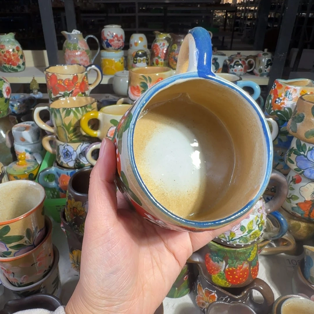 紫砂景德镇手工陶瓷釉下彩微瑕23