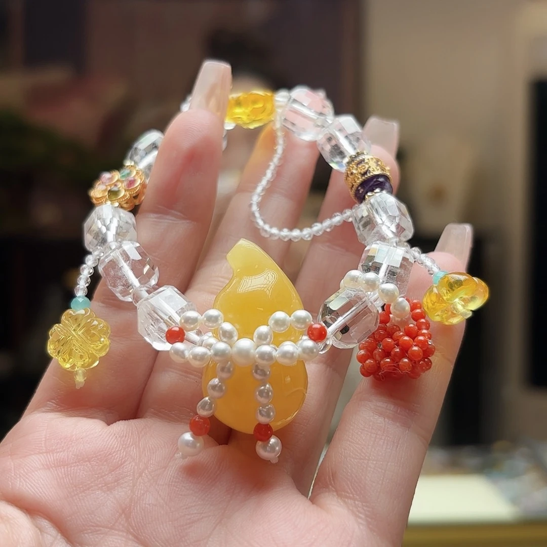 琥珀未镶嵌手镯琥珀