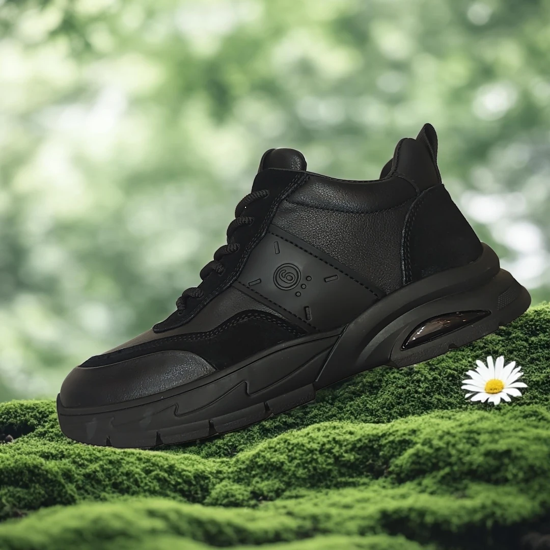 LRt75191男士真皮加绒休闲鞋，橡胶底防滑耐磨，按皮鞋尺码购买