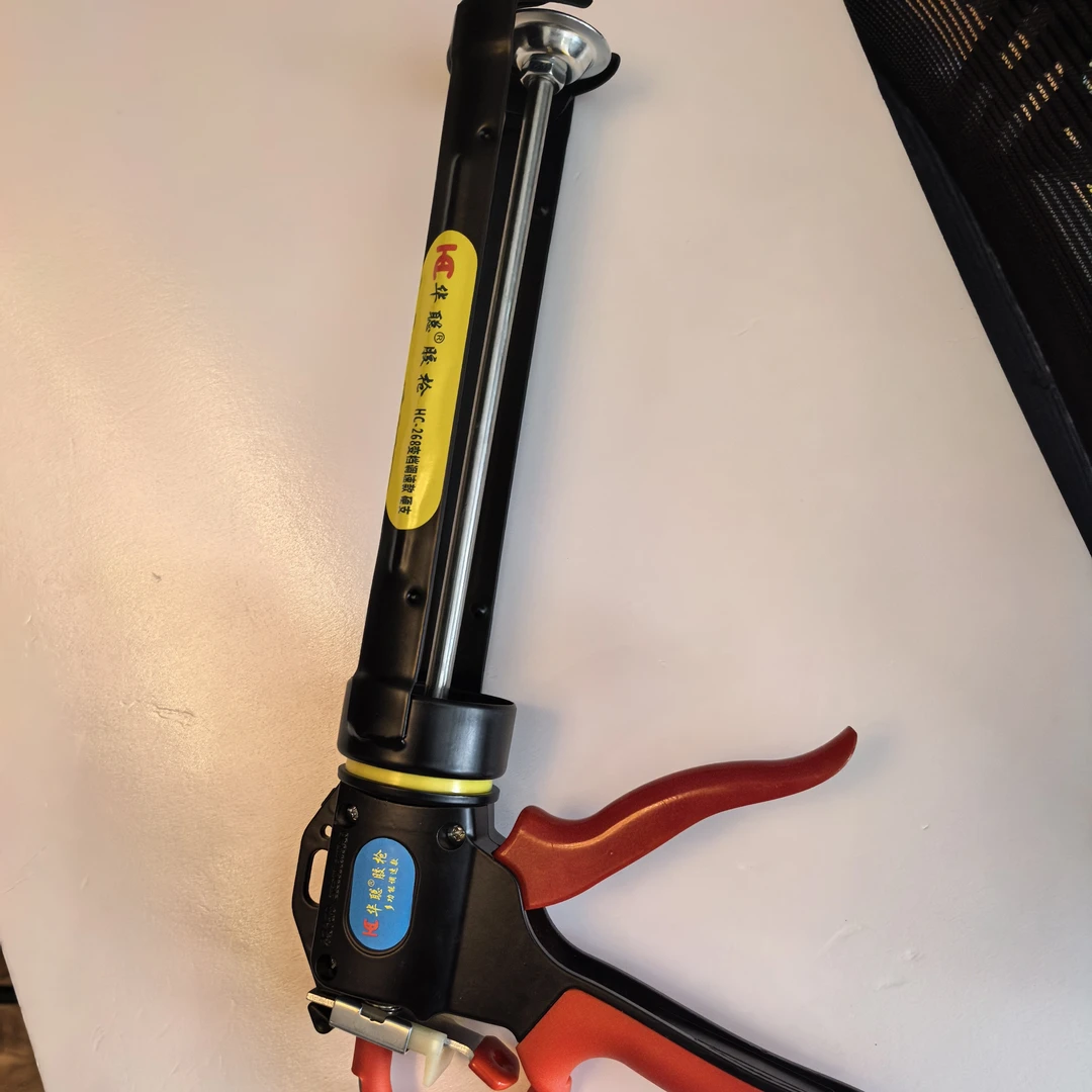 自动断胶省力可调行程外挂轴承全铝扳机玻璃胶枪