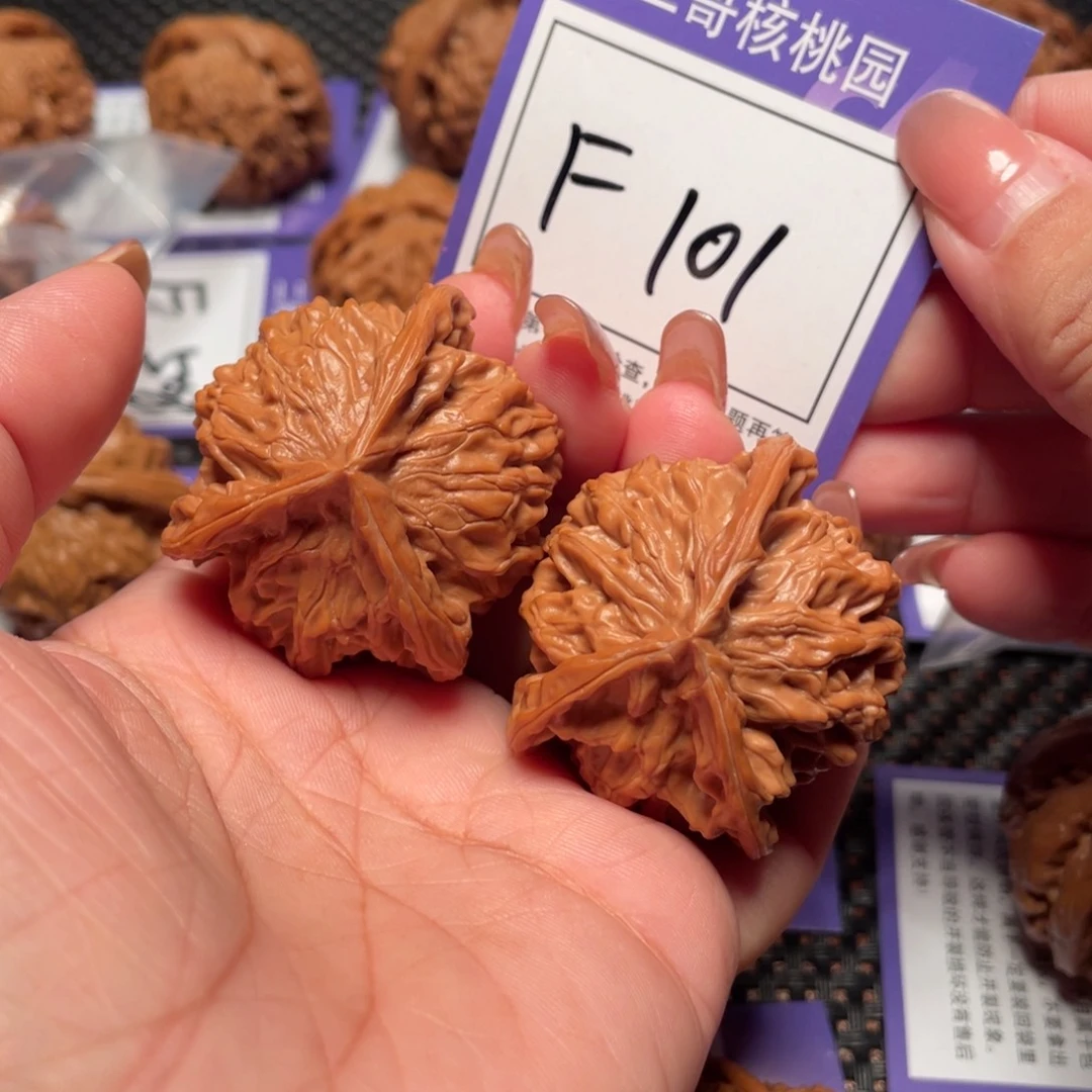 把件桃核101号盘山三棱42