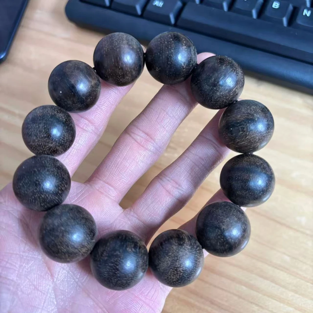 非金属木质手链 沉沉卡20mm手串