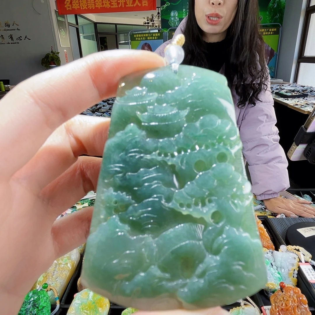 颈饰未镶嵌翡翠翡翠