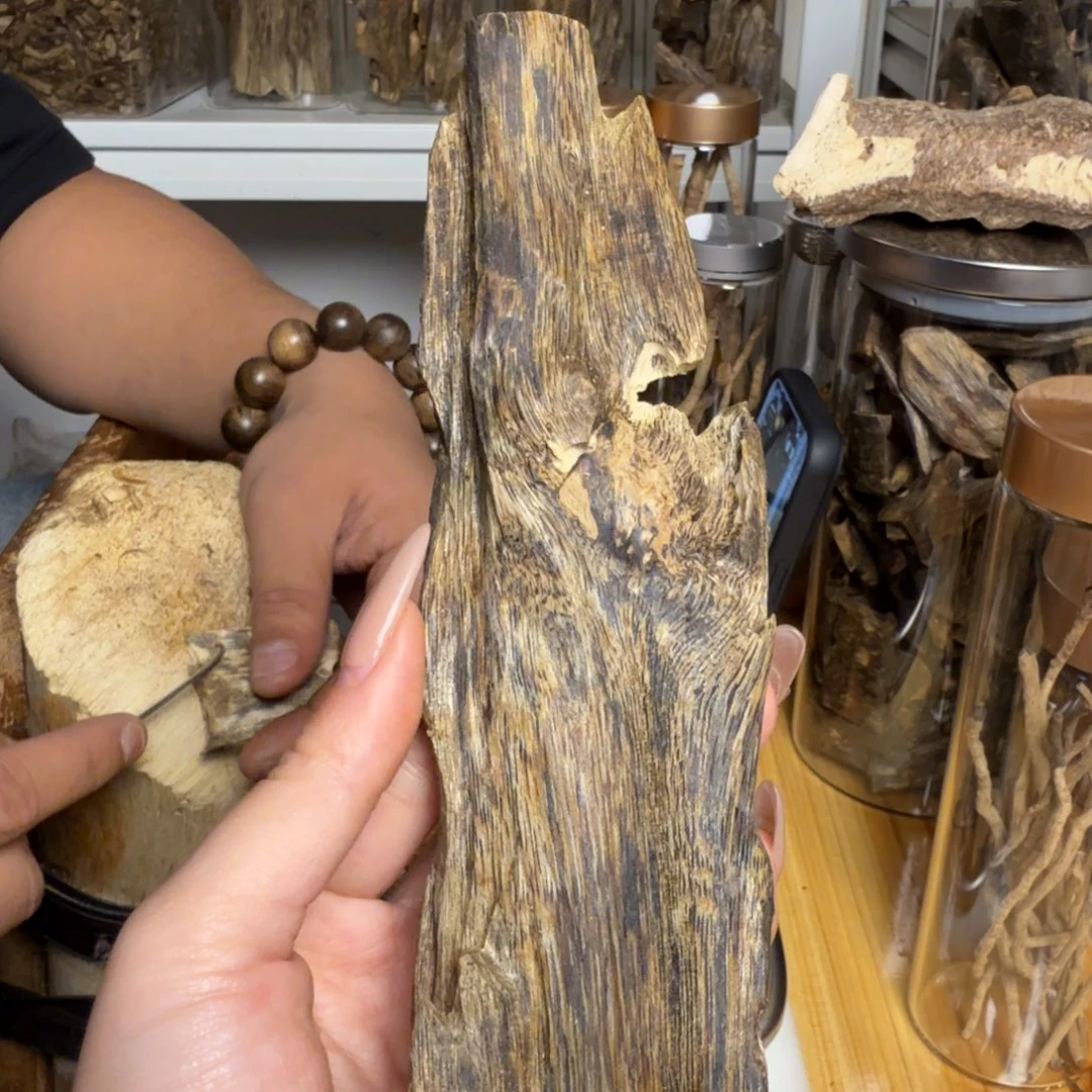 沉香白奇虫漏46克